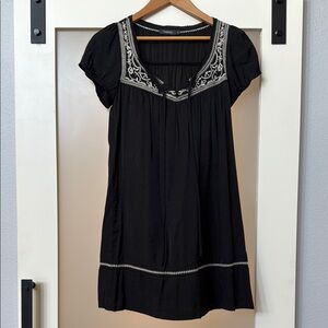 Black shift dress